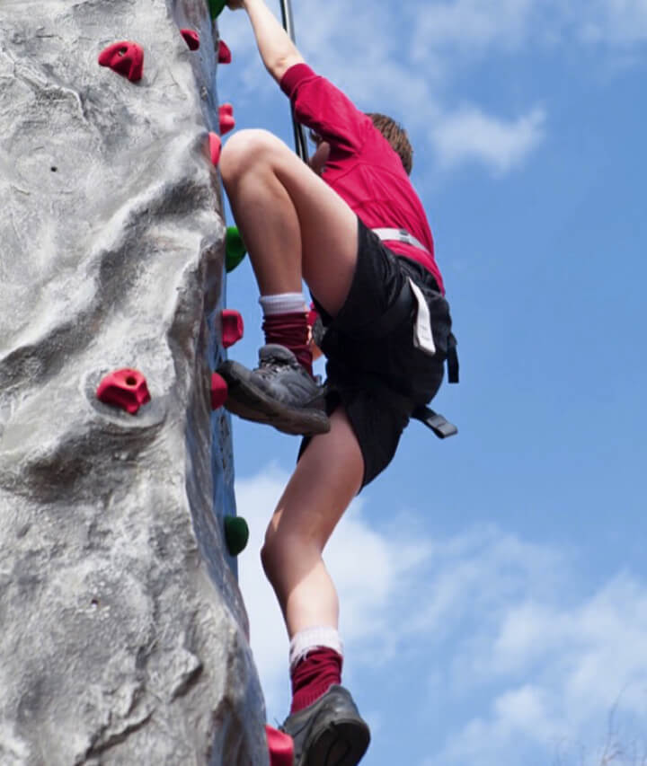 Rock climbing